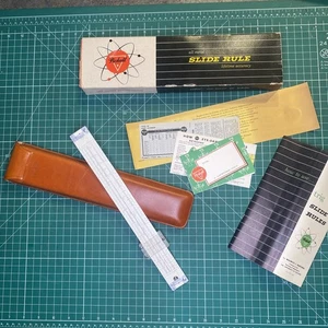 PICKETT Model N 1010-T Trig All Metal Slide Rule Original Box Manual Case - USA - Picture 1 of 8