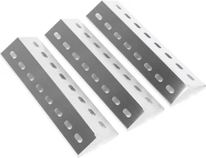 GFTIME Brennerabdeckung Edelstahl 37cm Universal für Gasgrill 3 Stück - Bild 1 von 1