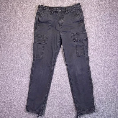 American Eagle Cargo Pants Mens 31x30 Black Slim Lived In Utility AE Fits31x28 - Image 1 of 4