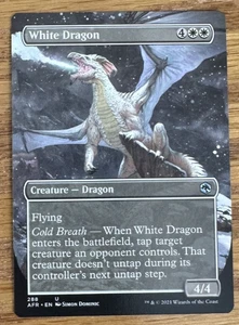 MTG Adventures in the Forgotten Realms, White Dragon - Borderless - Picture 1 of 1