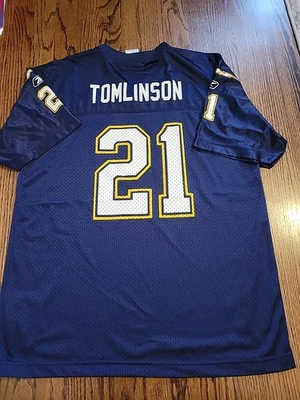 Camiseta de fútbol americano Reebok LaDainian Tomlinson San Diego Chargers NFL XL 18-20 niños  Foto 1 de 4