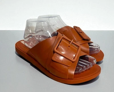 Ipanema Grendene Womens Free Sandal Camel Brown Crossover Buckle Slide Size 9 - Image 1 of 4