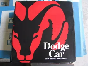 1996 DODGE PASSENGER CAR FACTORY DEALER PRODUCT INFORMATION INCLUDES VIPER MOPAR - Picture 1 of 6
