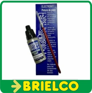 PINTURA CONDUCTORA DE PLATA BOTE 15ML PINCEL REPARACION CIRCUITOS BD7463 - Bild 1 von 1