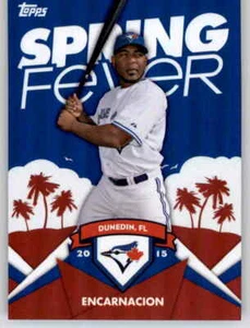 2015 Topps Spring Fever PROMO Edwin Encarnacion Insert Set Break Blue Jays #34 - Picture 1 of 2