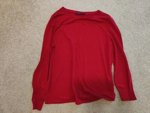 Damen M&S Collection roter Langarmpullover Größe 12 - Bild 1 von 8