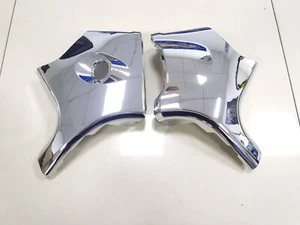 Chrome Left & Right Neck Covers For Suzuki Intruder Volusia 800 VL800Z Limited - Picture 1 of 6