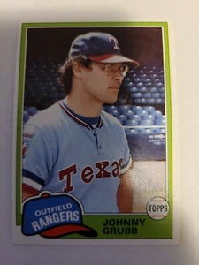 1981 TOPPS JOHNNY GRUBB #545 EX/NM - Picture 1 of 1