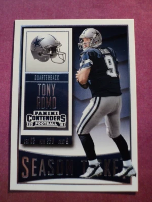 2015 Panini Contenders #87 Tony Romo Dallas Cowboys NMT-EX AUCT#10226 - Image 1 of 2