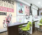 3D Pink Nail Polish B87 Business Wallpaper Wall Mural Self-adhesive Commerce Zoe