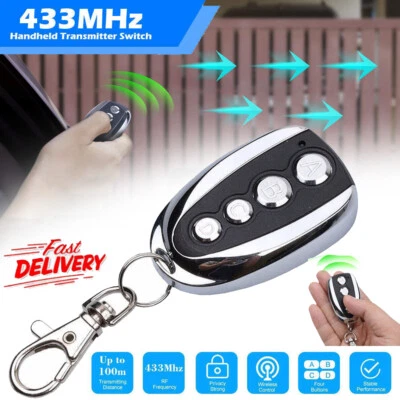 Universal 433MHz Funk Fernbedienung Garagentor Handsender Türöffner 4 Kanal DHL - Bild 1 von 4