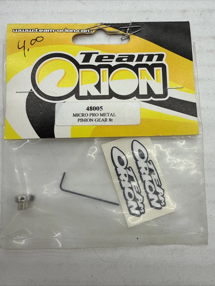 Team Orion 48005 Micro Pro Metal Pinion Gear 8t B55 - image 1 of 1