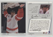 2002-03 ITG Be A Player Between the Pipes /100 Jason Elliott #109 Rookie RC