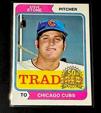 2023 Topps Heritage - Steve Stone - #486T 50th Anniversary Stamped 1974 Buyback