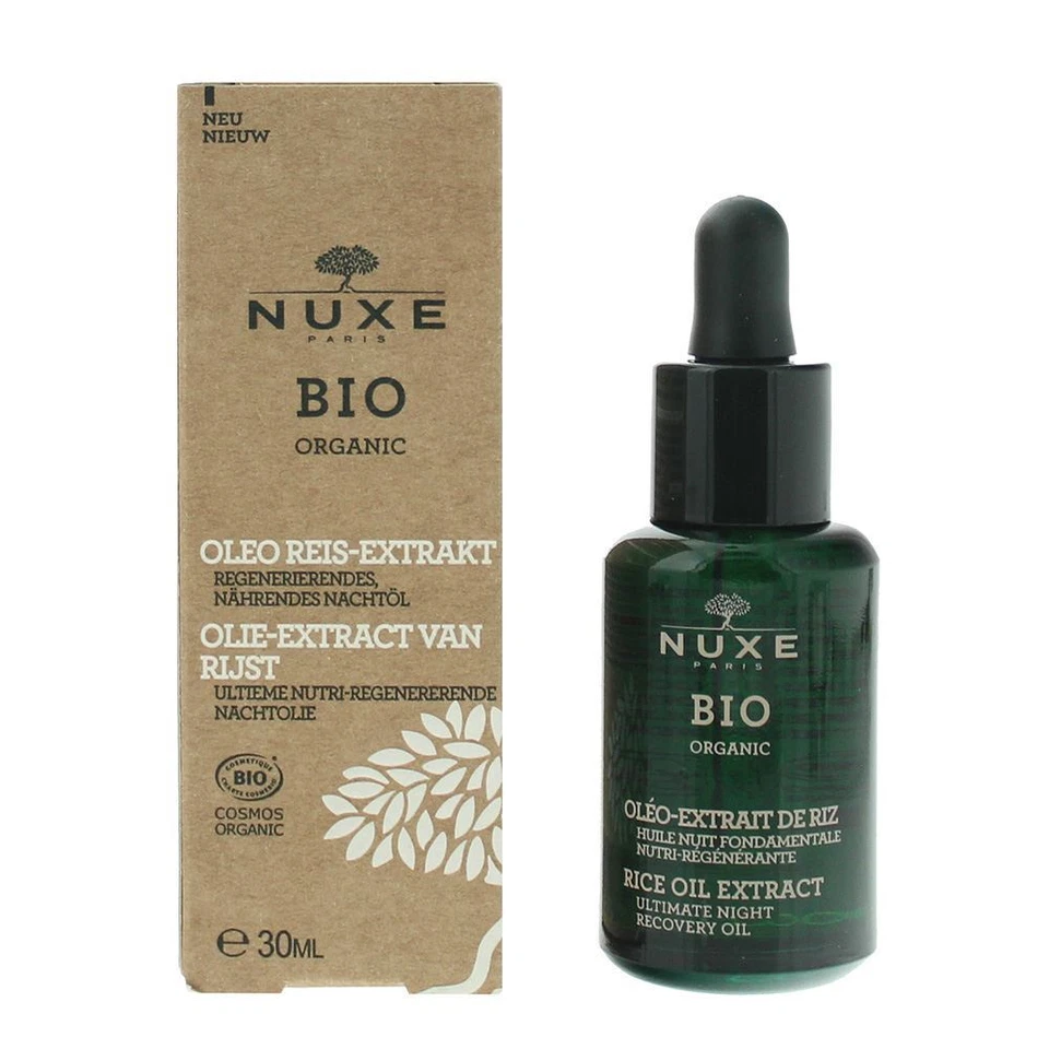 Nuxe Bio Organic Oleo-extrait de Riz Huile nuit Nutri-regenerante