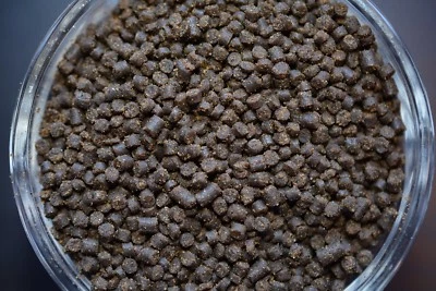 AQUATICBLENDEDFOODS GOURMET SOFT BITS 3.2mm,Squid,Shrimp,Spirulina,Cichlid,Canivore,Axolotl,ABF131