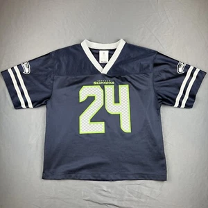 Seattle Seahawks Marshawb Lynch NFL Team Apparel Youth Size L Jersey - Picture 1 of 11