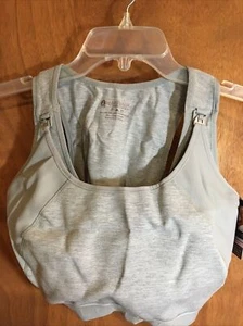 Womens Nursing SPORTS Bra,La Leche League, Grey, SizeXL, 4102 B098 - Picture 1 of 6