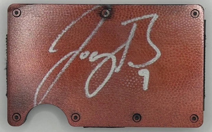 JOE BURROW - BENGALS - CARTERA MINIMALISTA DELGADA - IMPRESA EN UV ***FIRMADA*** Foto 1 de 3