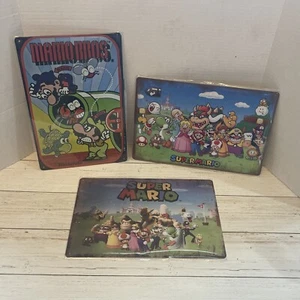 Super Mario Bros Metal Posters Nintendo Wall Art Decor Yoshi Bowser Game Room - Picture 1 of 4