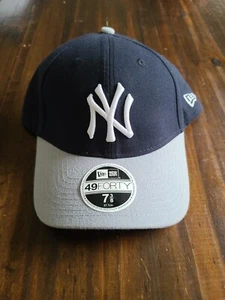 VTG ny york yankees Bronxs New Era 7 3/8 hat cap 49/forty rare classic logo nwt - Picture 1 of 4