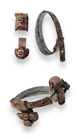 Mezco One:12 Conan: Barbarian Booster Kit - Belt & 2 Storage Pouches 1:12 Scale Cover