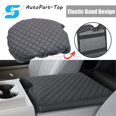 Кожаный чехол на подлокотник крышка консоли для 2017-2022 Ford F250 F350 F450 Super Duty - Изображение 1 из 4