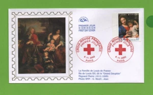 FDC 2003 - Red Cross - Family Of Louis from France Par Mignard Pierre - Picture 1 of 2