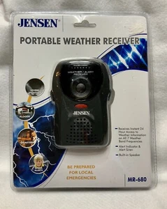 JENSEN MR-680 PORTABLE WEATHER RECEIVER - Picture 1 of 2