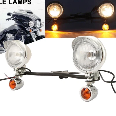 Barra de luz de passagem cromada para Honda VTX 1300 1800 TIPO C R S N F - Imagem 1 de 4