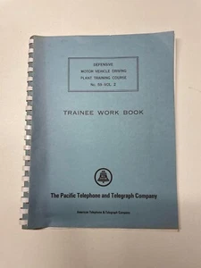 1966 Pacific Telephone and Telegraph Defensive Driving Trainee Workbook Bell - Bild 1 von 3