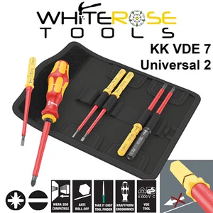 Wera Interchangeable VDE Screwdriver Set KK VDE 7 Universal 2 7pc PZ SL - Picture 1 of 9