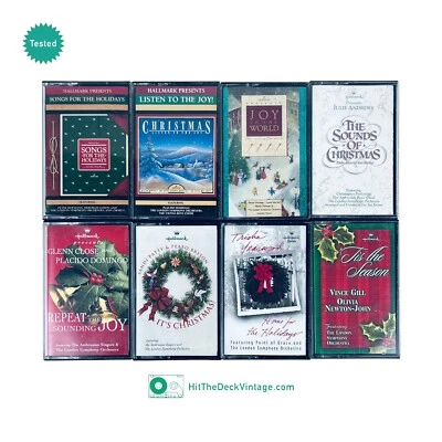 8 Hallmark Christmas Holiday Cassette Tapes Listen To The Joy, 95-97 2000 TESTED - Image 1 of 4