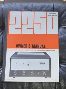 McIntosh MC 2250 Amplifier Vintage Original Owners Manual - Picture 1 of 3