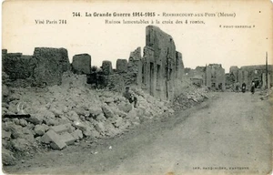 CPA 55 - Rembercourt aux Pots Guerre 1914-1915 Ruines à la croix des 4 routes - Picture 1 of 2