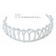 CORONA DI PERLE MODELLABILE CARNEVALE
