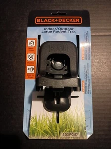 BLACK+DECKER LARGE RODENT TRAP INDOOR/OUTDOOR RAT MOUSE TRAP Brand New - Picture 1 of 5
