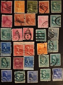 U.S MIXED LOT OF POSTAGE STAMPS. USED. GOOD CONDITION. 