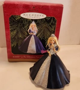 HALLMARK Keepsake Ornament Barbie The Millennium Princess 1999 - Picture 1 of 2