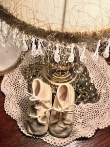 Antique Chilprufe ~ Baby Boots Very Soft ~ Made In England! Size 2 On Bottom - Picture 1 of 12