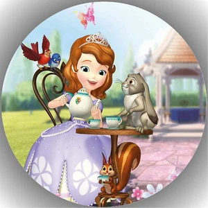 Tortenaufleger Geburtstag Party Tortenbild Fondant - Oblate Sofia die Erste  P2 - Bild 1 von 1