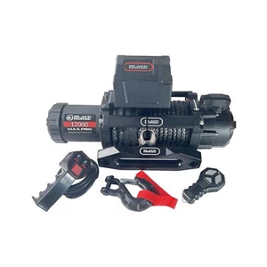 Black Horse Winch Waterproof Extreme Duty Black fit 2003-2010 Dodge Ram 3500 - Picture 1 of 2