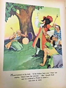 ONE PAGE FROM BOOK: THE PETER PAN PICTURE BOOK  LOT 1 - Picture 1 of 2