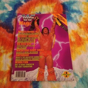 WWF Magazine June 1990 The Ultimate Warrior Wrestlemania VI Randy Savage Hogan - Picture 1 of 24