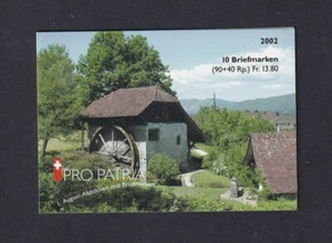 SWITZERLAND , SCHWEIZ 2002 Pro Patria Booklet Carnet Complete MNH Postfrisch - Imagen 1 de 3
