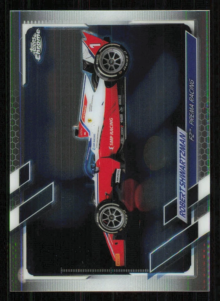 2021 Topps Chrome Formula 1 #116 Robert Shwartzman/F2 Cars - Image 1 of 2