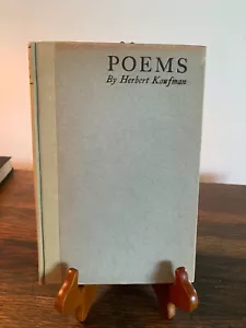 Poems by Herbert Kaufman 1913 - Picture 1 of 20