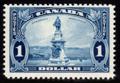 Canada Stamp Scott #227 One Dollar Champlain Monument Quebec MNH - Image 1 of 2