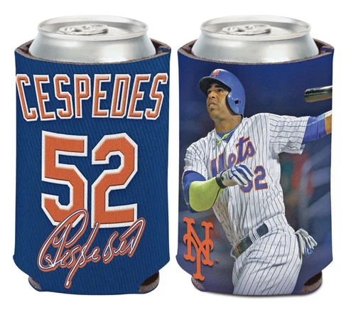 New York Mets Can Cooler 12 oz. Yoenis Cespedes Koozie Cover