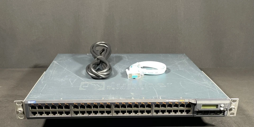 Juniper EX4200 EX4200-48P 48 Port PoE Switch -Same Day Shipping - Image 1 of 4